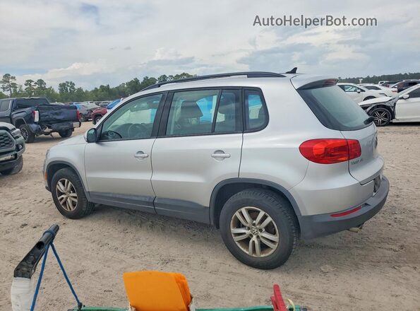 WVGAV7AX2HW507657 2017 VOLKSWAGEN TIGUAN Серебряный Задняя правая четверть