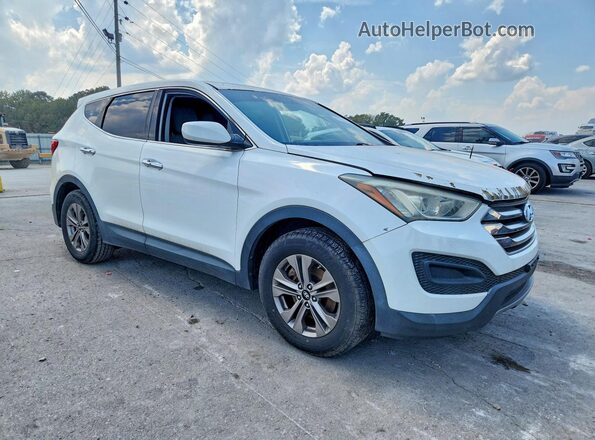 5XYZTDLB1GG314358 2016 HYUNDAI SANTA White Widok z przodu