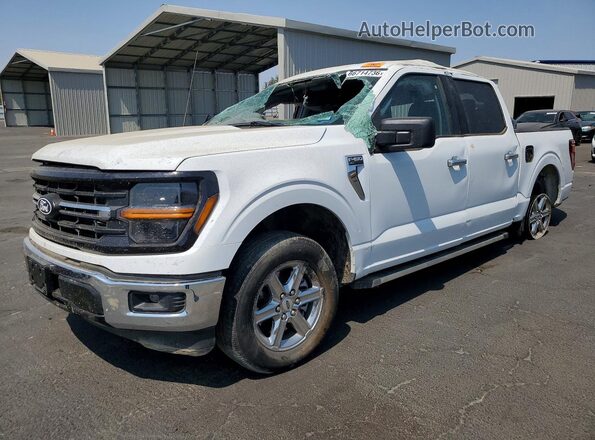 1FTEW3K84SKE87025 2025 FORD F150 White Rear left