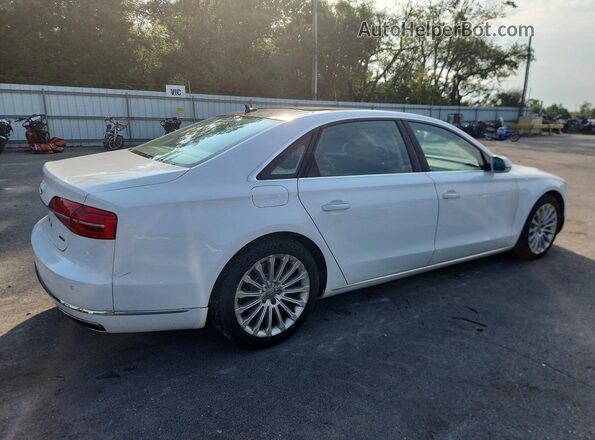 WAU34AFD2GN007754 2016 AUDI A8 White Delantero derecho