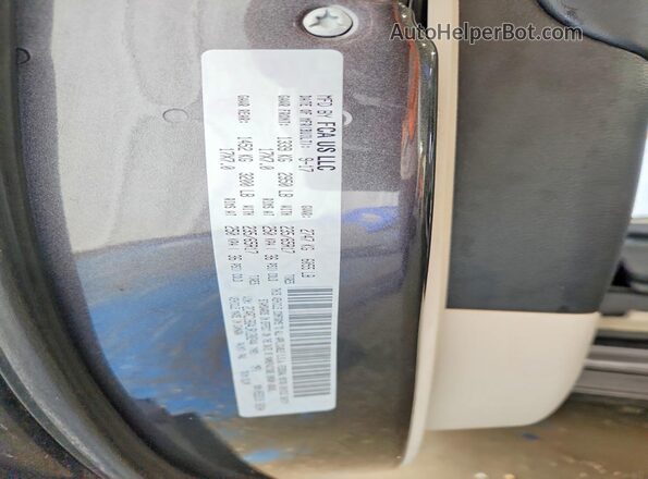 2C4RC1BG4JR120244 2018 CHRYSLER PACIFICA Gray Սալոնի 360 աստիճան տեսք