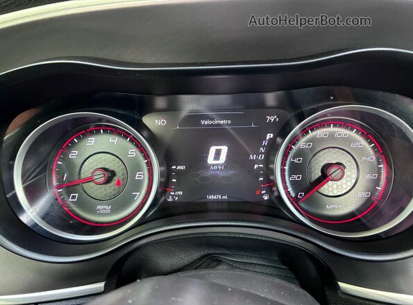 2C3CDXGJ1KH571945 2019 DODGE CHARGER Gray Instrument cluster view