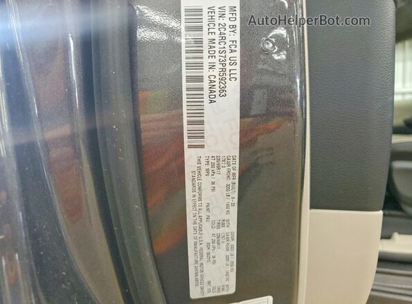 2C4RC1S73PR592363 2023 CHRYSLER PACIFICA Gray Սալոնի 360 աստիճան տեսք