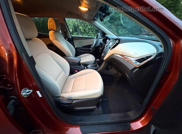 5XYZUDLB5GG377024 2016 HYUNDAI SANTA FE Red Вид наклейки з VIN-кодом