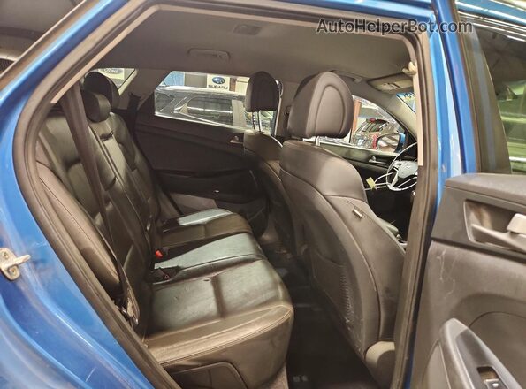 KM8J3CA20JU729232 2018 HYUNDAI TUCSON Blue Շարժիչի բաժամունքի տեսք