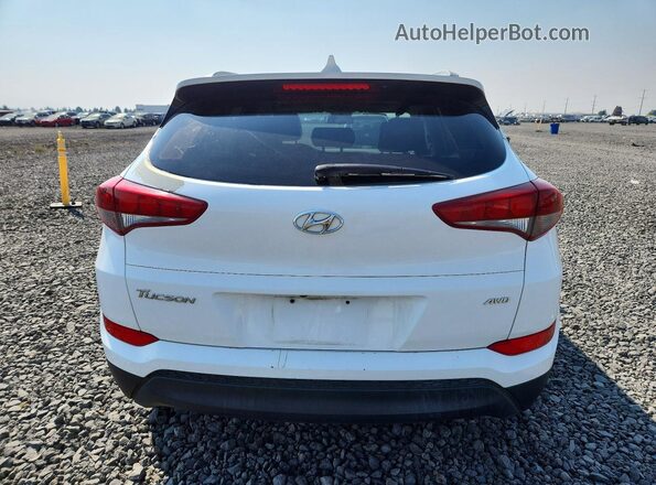 KM8J3CA43JU688516 2018 HYUNDAI TUCSON White Սալոնի դիմացի տեսք