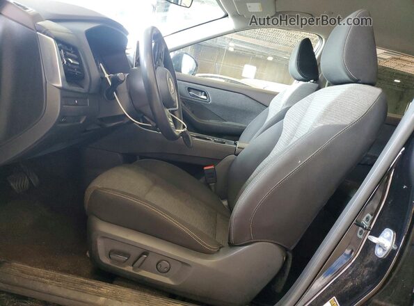 5N1BT3BB4NC692555 2022 NISSAN ROGUE Black Widok deski rozdzielczej