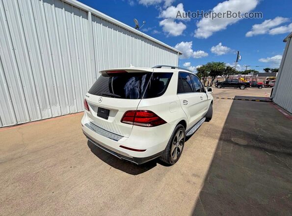 4JGDA5JB4GA708618 2016 MERCEDES-BENZ GLE Белый Вид спереди