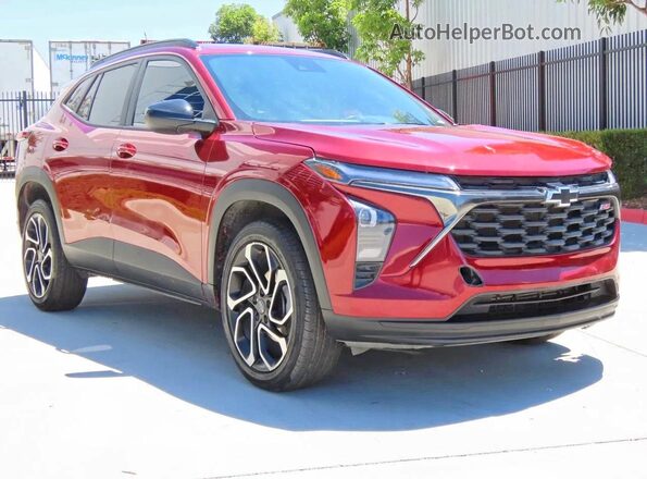KL77LJE28RC186496 2024 CHEVROLET TRAX Red Հետևի ձախ