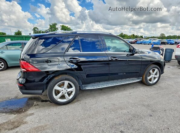 4JGDA5JB9GA622947 2016 MERCEDES-BENZ GLE Black Przód prawy