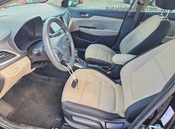 3KPC24A69NE177534 2022 HYUNDAI ACCENT Black Widok deski rozdzielczej