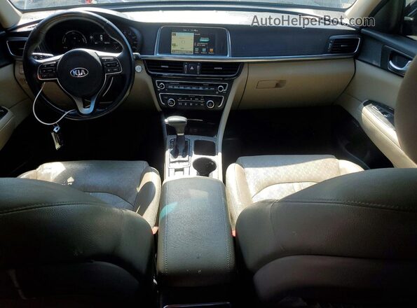 KNAGU4LC7H5007992 2017 KIA OPTIMA Black Widok zestawu wskaźników