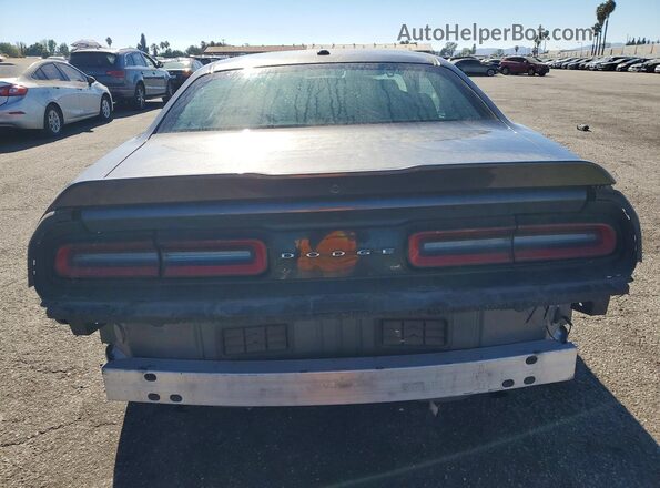 2C3CDZAG0NH223678 2022 DODGE CHALLENGER Серый Вид салона спереди