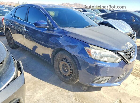 3N1AB7AP8GY216247 2016 NISSAN SENTRA Синий Вид спереди