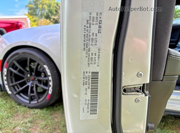 2C3CDXGJ1KH571945 2019 DODGE CHARGER Gray Rear interior view