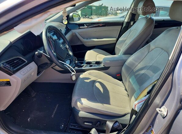 5NPE34AFXGH311651 2016 HYUNDAI SONATA Silver Widok deski rozdzielczej