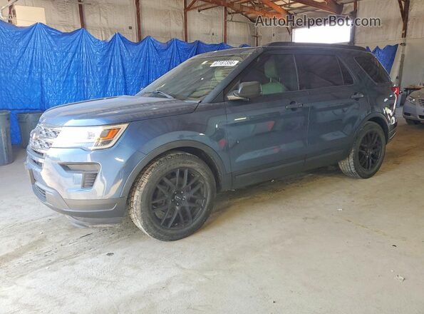 1FM5K7B80JGB78684 2018 FORD EXPLORER Угольный Задняя левая четверть