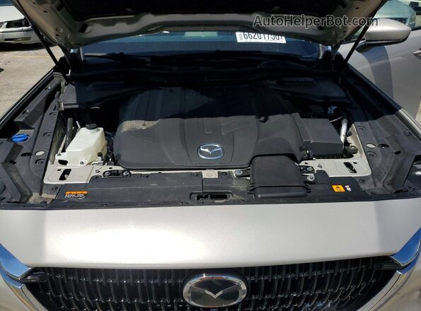 JM3KKEHD7S1228279 2025 MAZDA CX-90 Silver Vista de la etiqueta del VIN