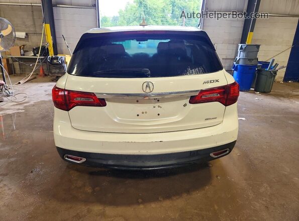 5FRYD4H4XGB009045 2016 ACURA MDX White წინა სალონის ხედი