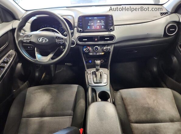 KM8K12AA8LU538334 2020 HYUNDAI KONA Black Widok zestawu wskaźników