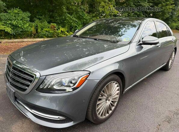 WDDUG8GB0JA346506 2018 MERCEDES-BENZ S Черный Задняя левая четверть
