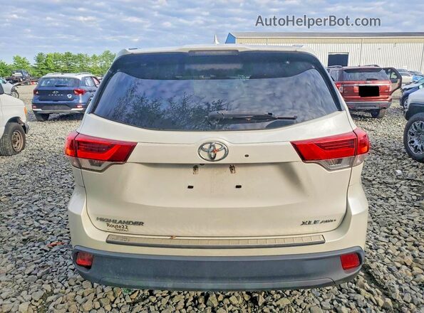 5TDJZRFHXKS603985 2019 TOYOTA HIGHLANDER Белый Вид салона спереди