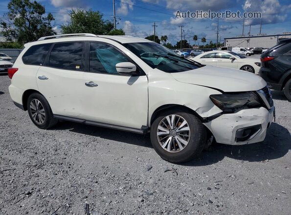 5N1DR2MN8HC654484 2017 NISSAN PATHFINDER Белый Вид спереди
