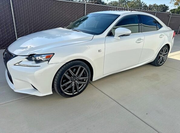 JTHBA1D25G5037001 2016 LEXUS IS White Tył prawy