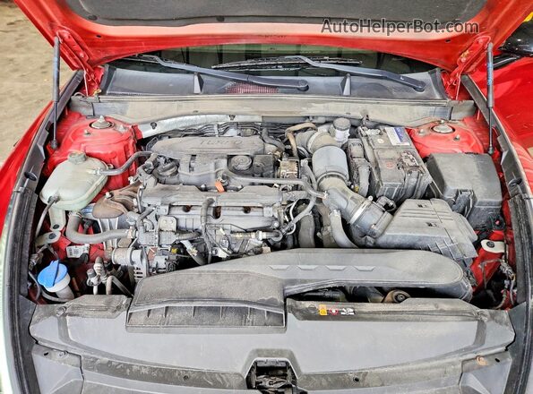 5NPEJ4J21MH069847 2021 HYUNDAI SONATA Красный Вид подкапотного пространства