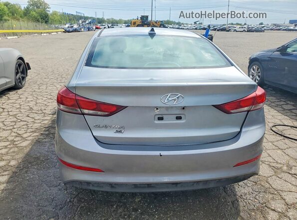 5NPD74LF5HH183964 2017 HYUNDAI ELANTRA Silver Front interior view