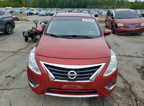 3N1CN7AP5JL833867 2018 NISSAN VERSA Red უკანა ხედი