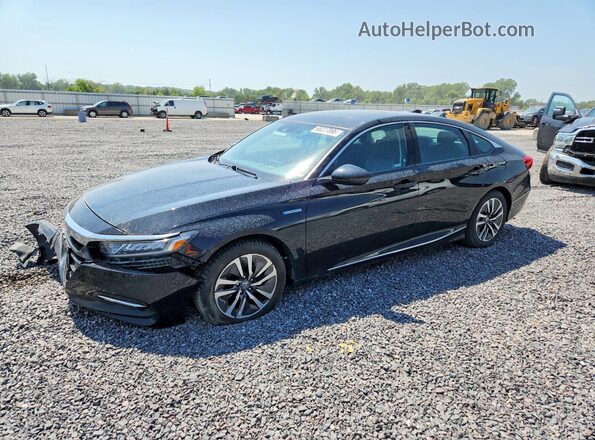 1HGCV3F52KA021126 2019 HONDA ACCORD Black უკანა მარცხენა