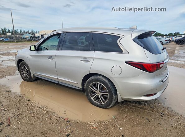 5N1DL0MN6KC527679 2019 INFINITI QX60 Silver Trasero derecho