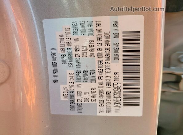 JM3KKEHD7S1228279 2025 MAZDA CX-90 Silver Vista interior de 360 grados