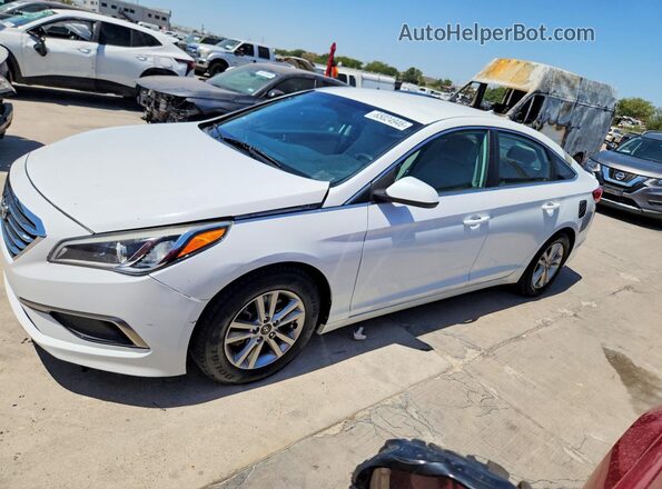 5NPE24AFXGH375823 2016 HYUNDAI SONATA White Tył lewy