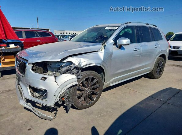 YV4102XK0J1196876 2018 VOLVO XC90 Silver Հետևի ձախ