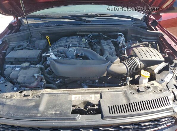 1C4RDJDG4SC544477 2025 DODGE DURANGO Red Vista de la etiqueta del VIN