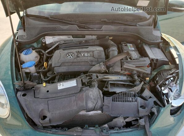 3VW517AT3HM816369 2017 VOLKSWAGEN BEETLE Зеленый Вид подкапотного пространства