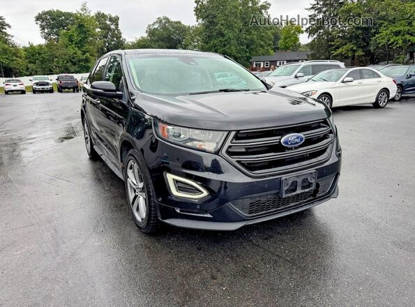 2FMPK4AP1JBC42030 2018 FORD EDGE Black Vista frontal