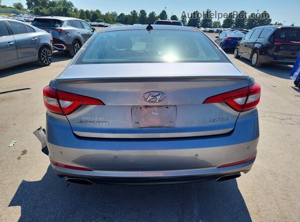 5NPE34AFXGH311651 2016 HYUNDAI SONATA Silver Widok wnętrza z przodu