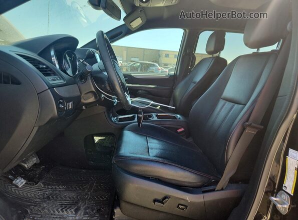 2C4RDGEGXKR595782 2019 DODGE CARAVAN Black წინა პანელის ხედი