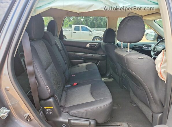 5N1DR2MN1JC623437 2018 NISSAN PATHFINDER Gray Engine compartment view
