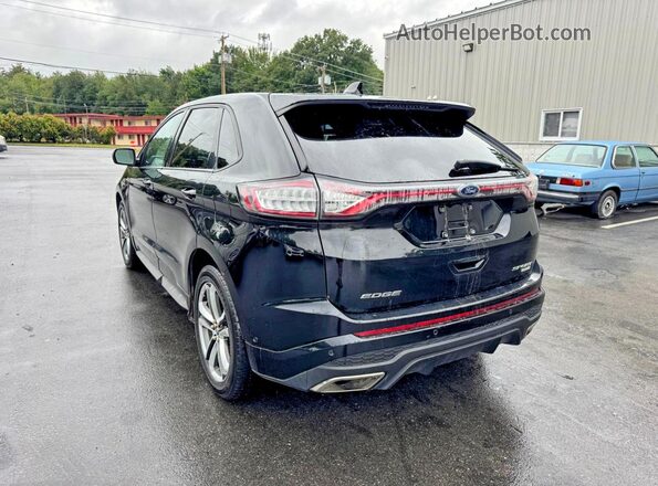 2FMPK4AP1JBC42030 2018 FORD EDGE Black Trasero derecho