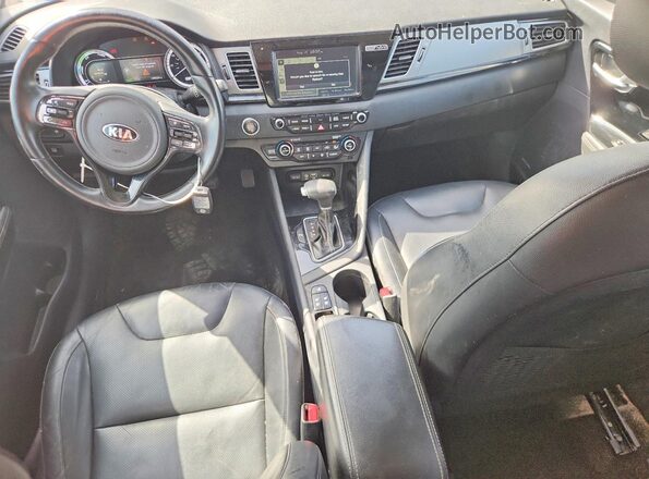 KNDCE3LC7H5046946 2017 KIA NIRO Черный Вид щитка приборов