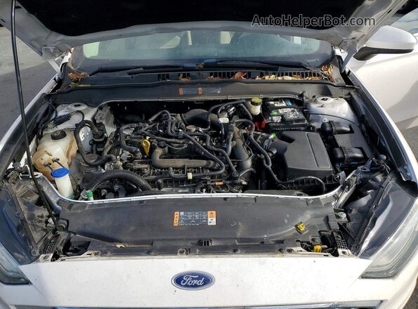 3FA6P0HD3JR150737 2018 FORD FUSION White ძრავის განყოფილების ხედი