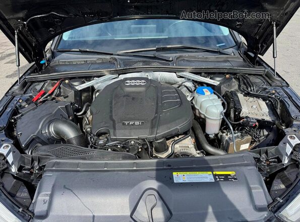 WAUANAF47HN007531 2017 AUDI A4 Black Вид задньої частини салону