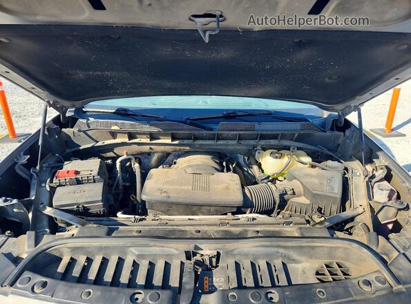 3GCPWCED7KG148459 2019 CHEVROLET SILVERADO Gray ძრავის განყოფილების ხედი