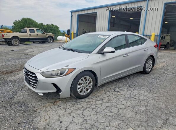 5NPD74LF7HH183609 2017 HYUNDAI ELANTRA Silver Rear left