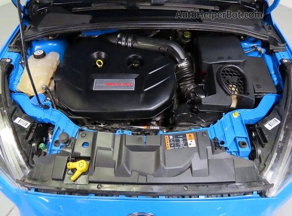 WF0DP3THXH4120633 2017 FORD FOCUS Синий Вид панели приборов