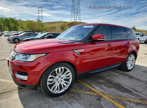 SALWR2PF6GA592328 2016 LAND ROVER RANGE Maroon Trasero izquierdo